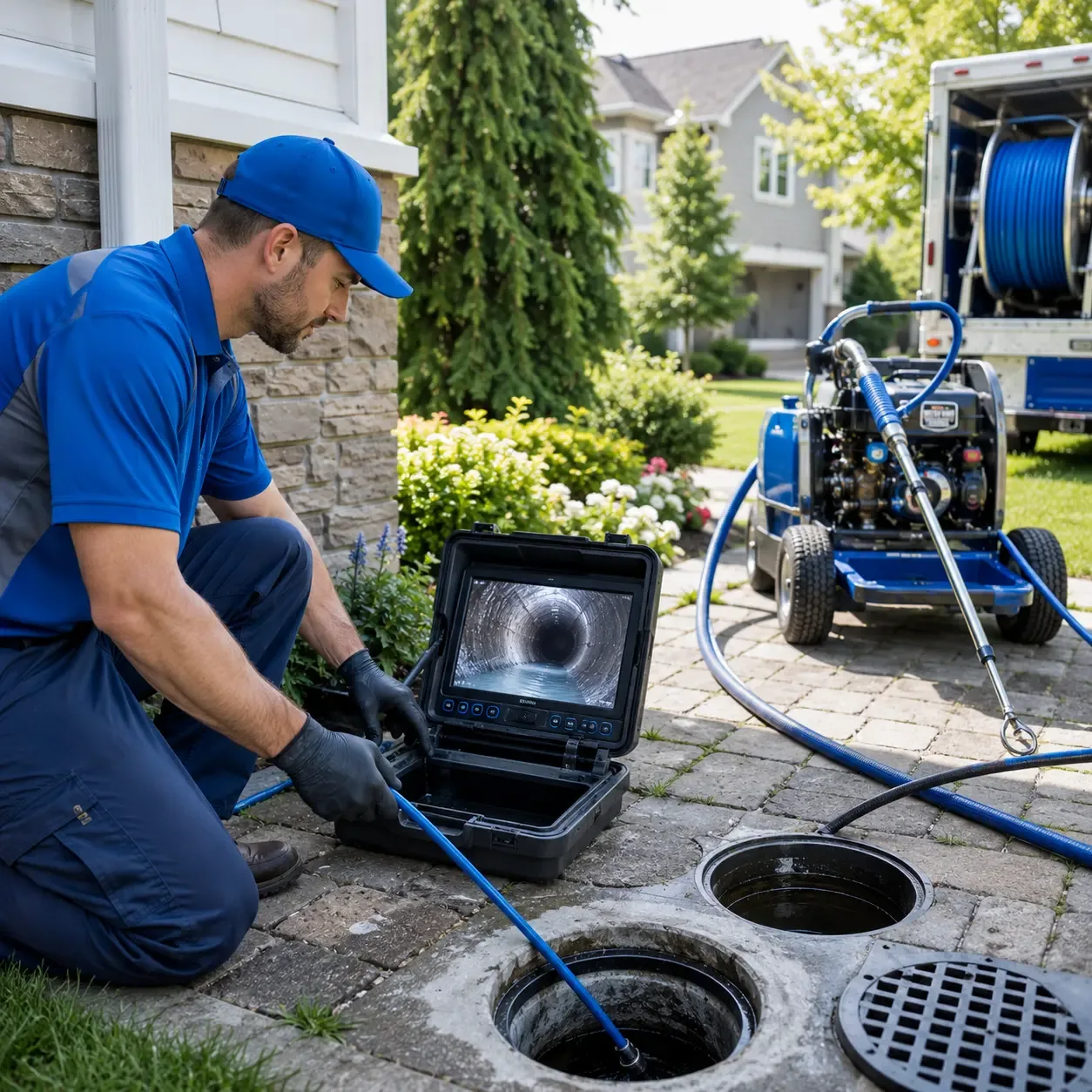 Outdoor drain cleaning professionals serving Saint Elmo, IL