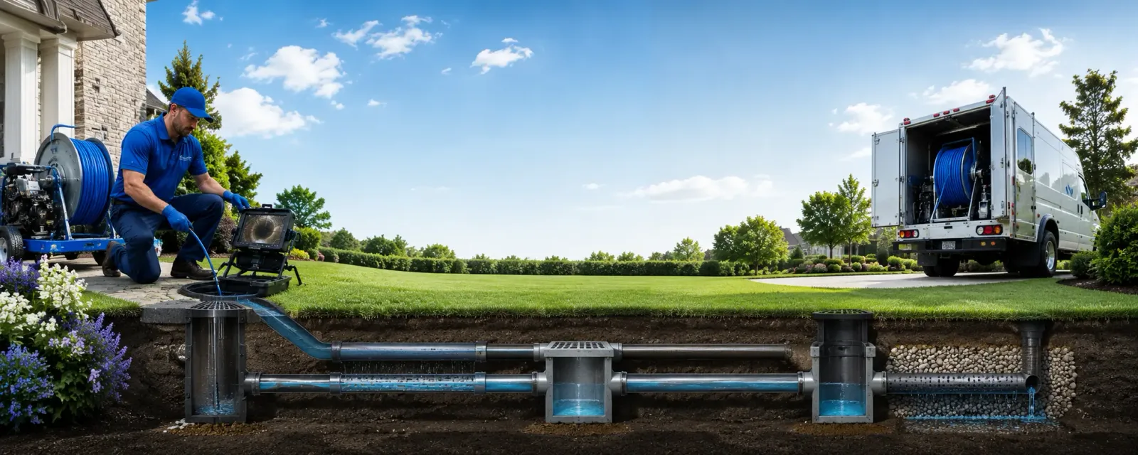 Outdoor drain cleaning information for Saint Elmo, IL